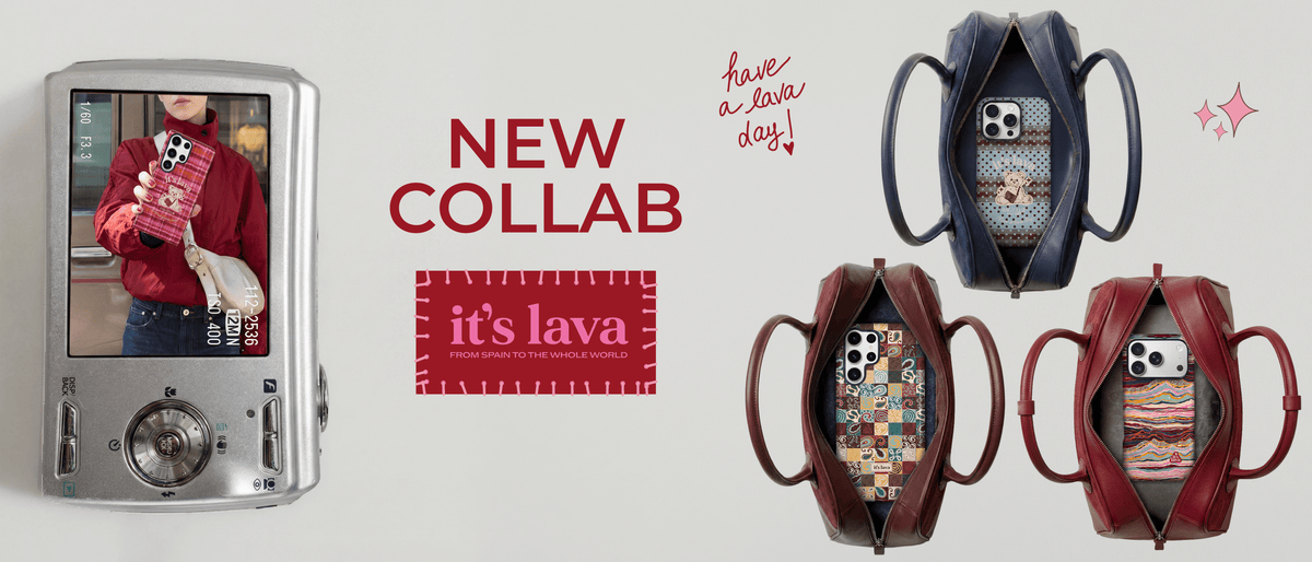 Banner colección fundas It's Lava - Colaboración exclusiva La Casa de las Carcasas
