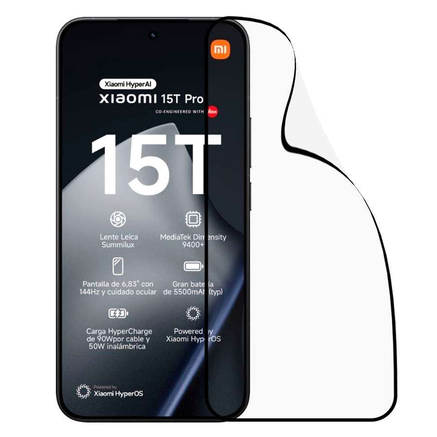 Vidrio Templado Completo Irrompible para Xiaomi 15T Pro