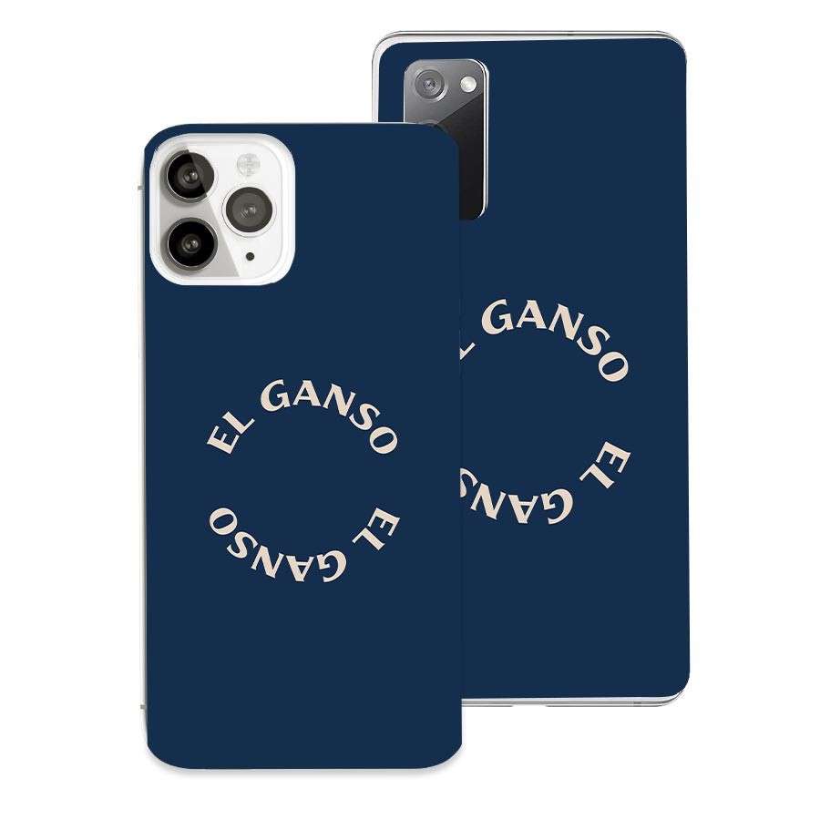 Funda Oficial El Ganso  - Logo Fondo Azul