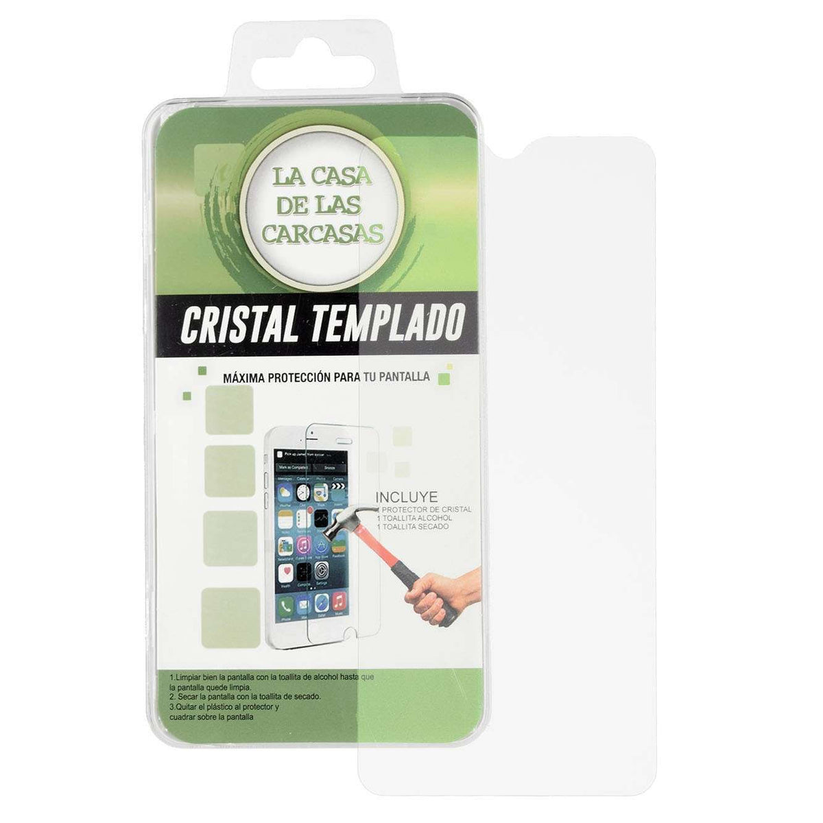 Vidrio Templado Transparente para Huawei Y6 2019