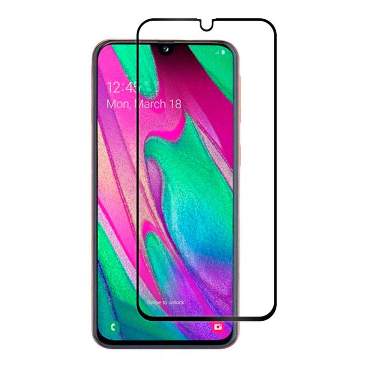 Vidrio Templado Completo para Samsung Galaxy A40