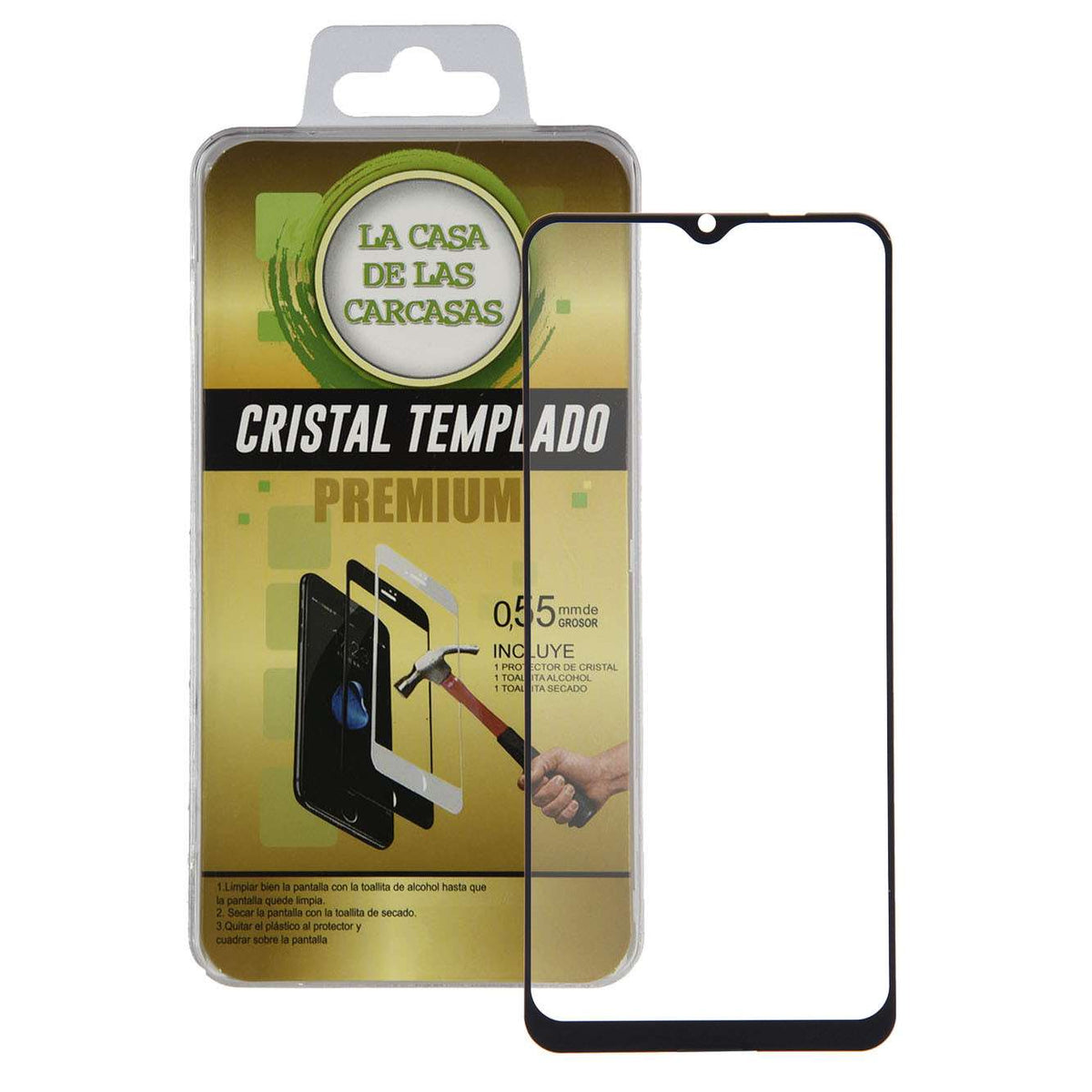 Vidrio Templado Completo para Oppo A91