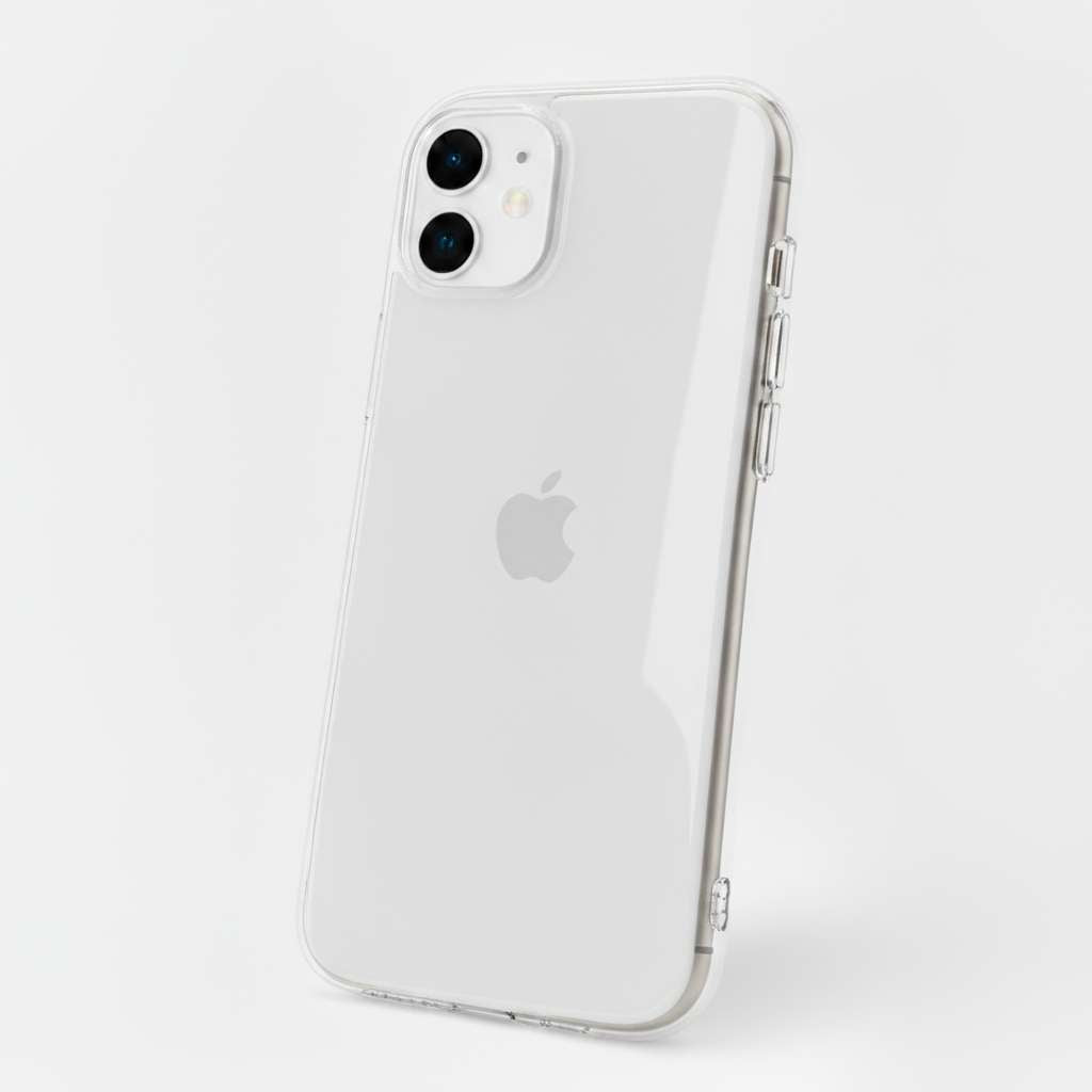 Funda Silicona Transparente para iPhone 12