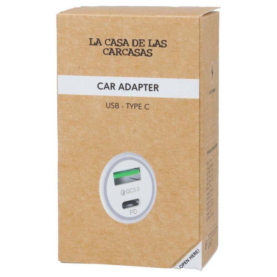 Cargador - Cargador Auto - USB + C