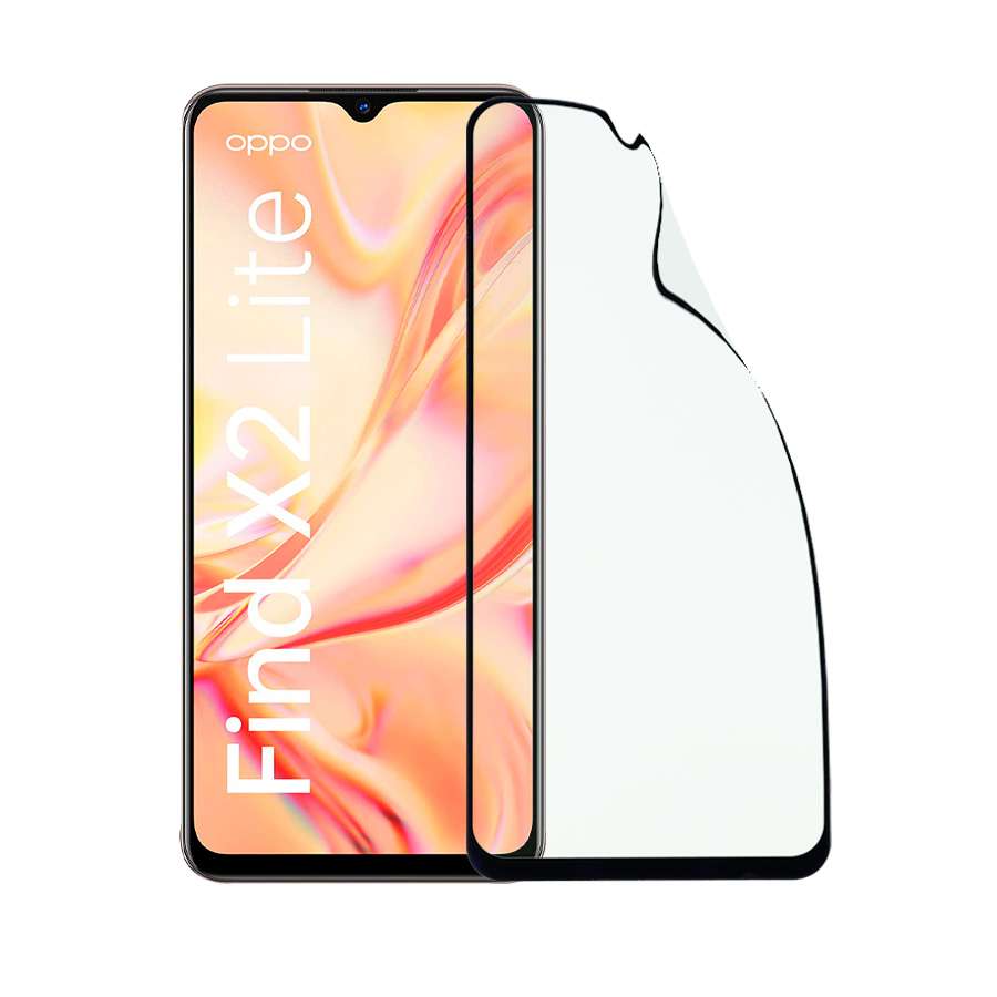 Vidrio Templado Completo Irrompible para Oppo Find X2 Lite