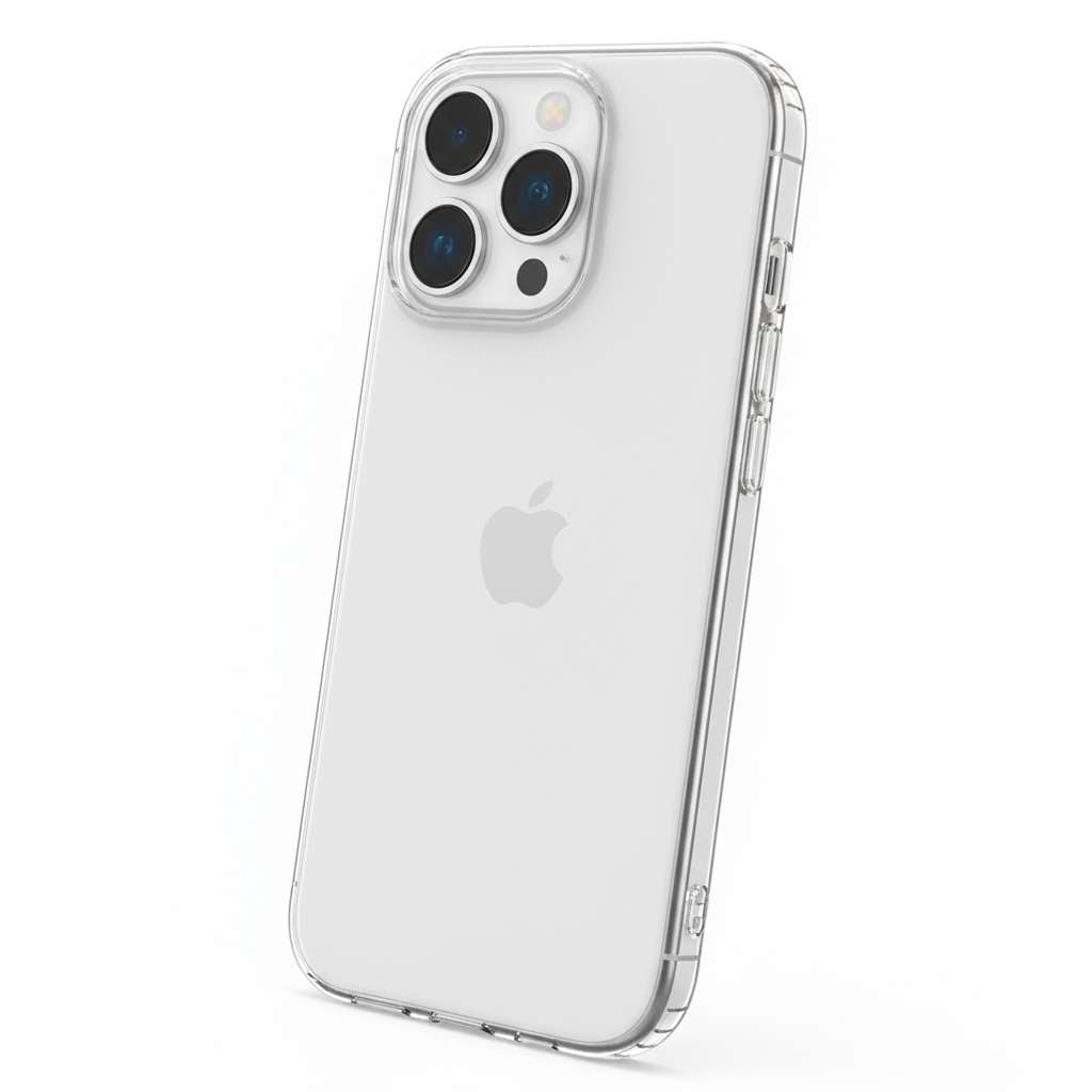 Funda Silicona Transparente para iPhone 14 Pro Max