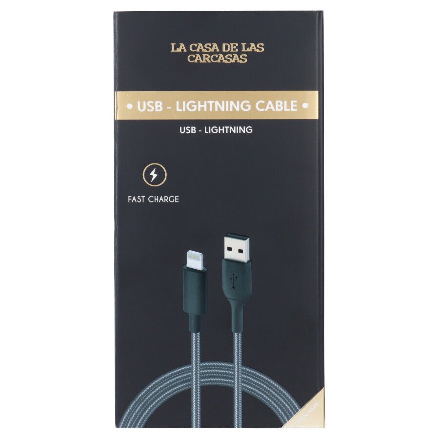 Cable de Carga Trenzado - Cable Tipo USB a Lightning