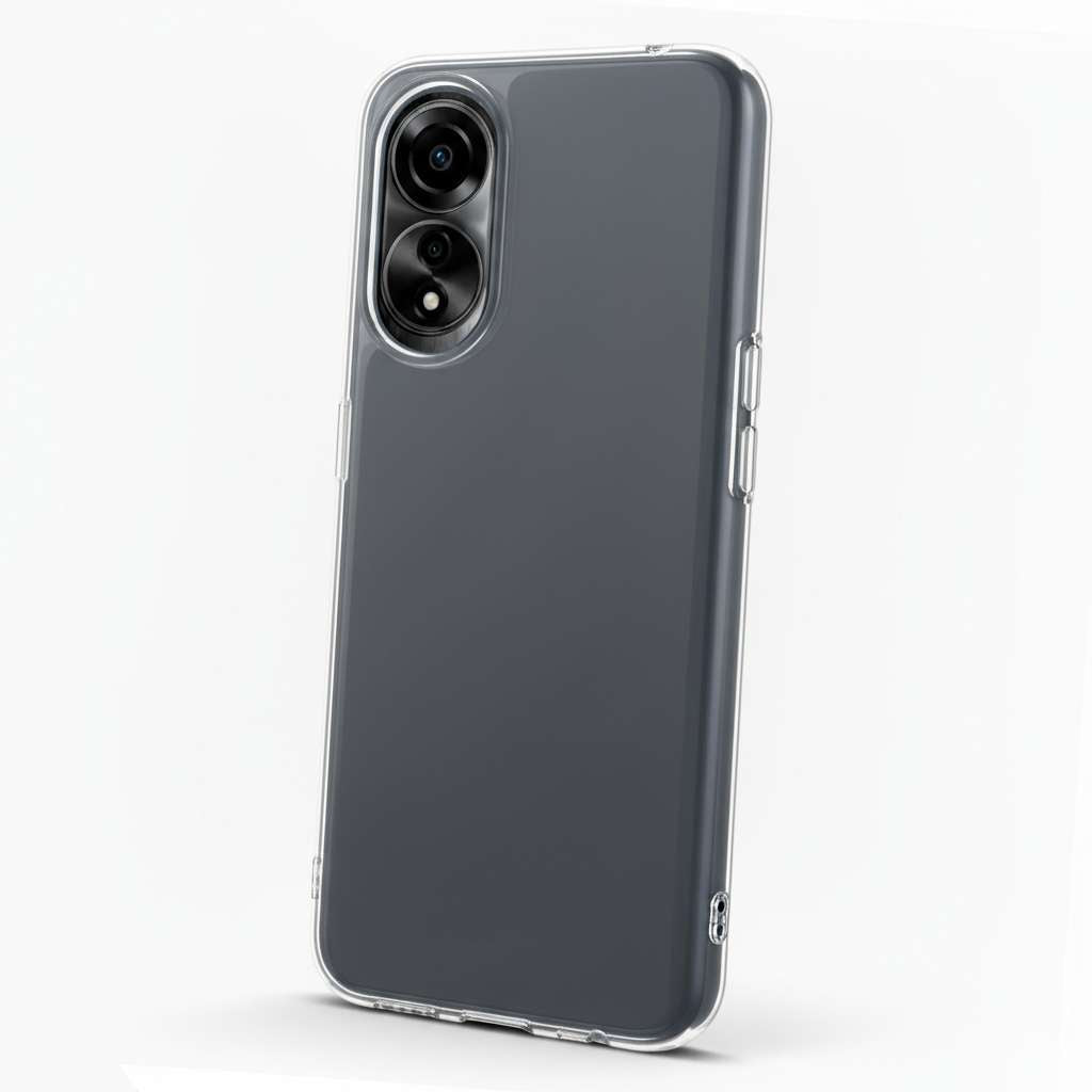 Funda Silicona Transparente para Oppo A78 5G