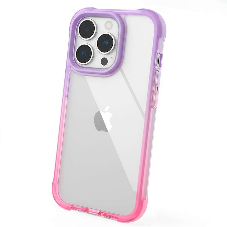 Funda Bumper Reforzada Degradada para iPhone 15 Pro