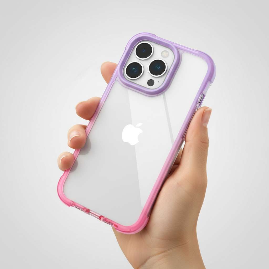 Funda Bumper Reforzada Degradada para iPhone 15 Pro