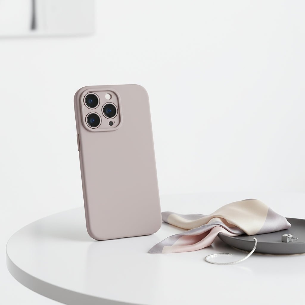 Funda Ultra suave con Cubre cámara para iPhone 15 Pro Max