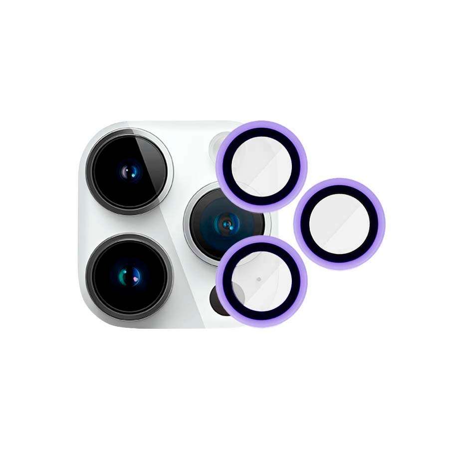 Cubre Objetivo Fluorescente para iPhone 15 Pro Max