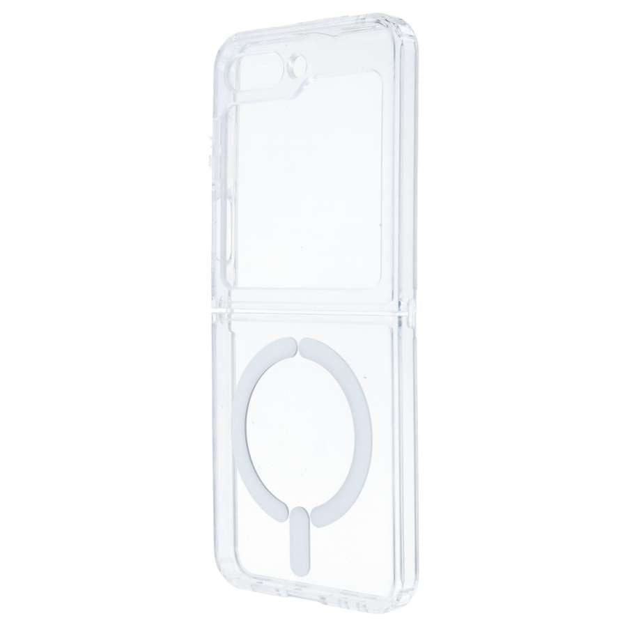 Funda Transparente Logo Compatible con Magsafe para Samsung Galaxy Z Flip 5