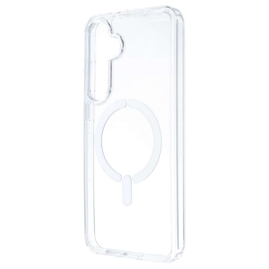 Funda Transparente Logo Compatible con Magsafe para Samsung Galaxy S24 Plus