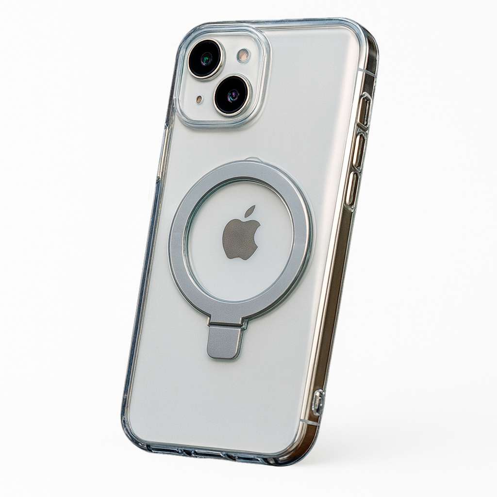 Funda Transparente Compatible con MagSafe Ring para iPhone 15