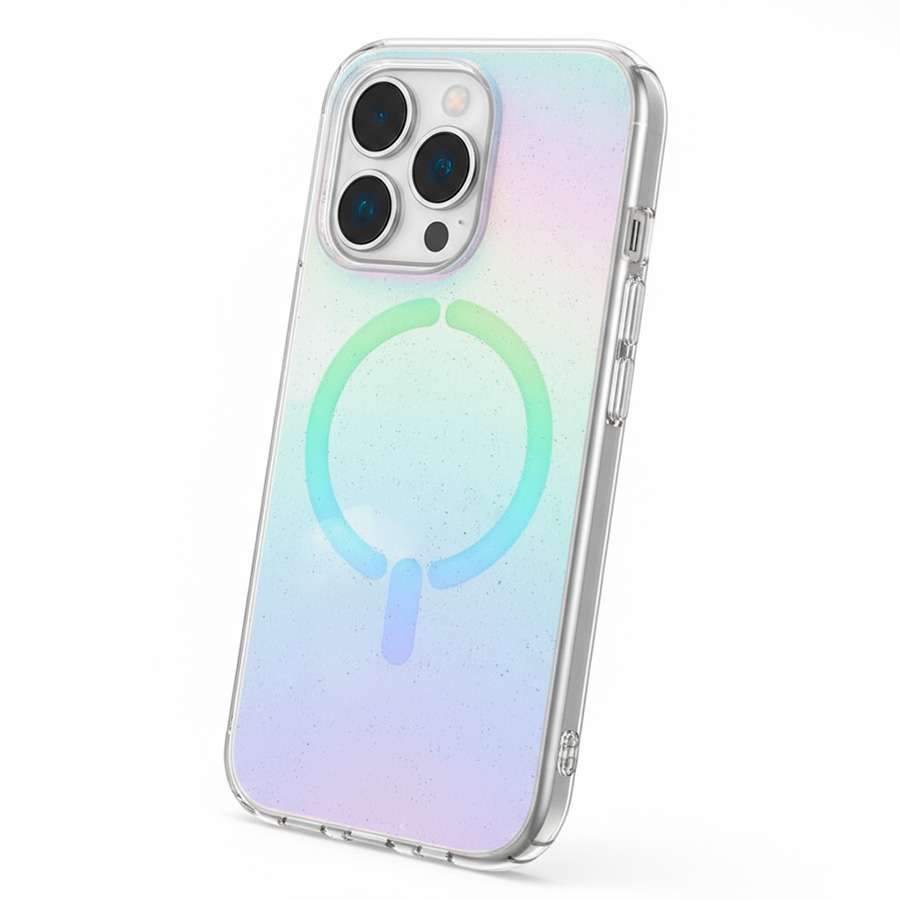 Funda Purpurina Compatible con MagSafe para iPhone 13 Pro