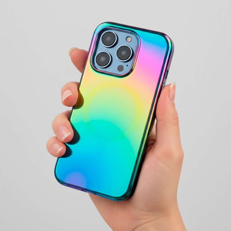 Funda Purpurina Compatible con MagSafe para iPhone 12 Pro