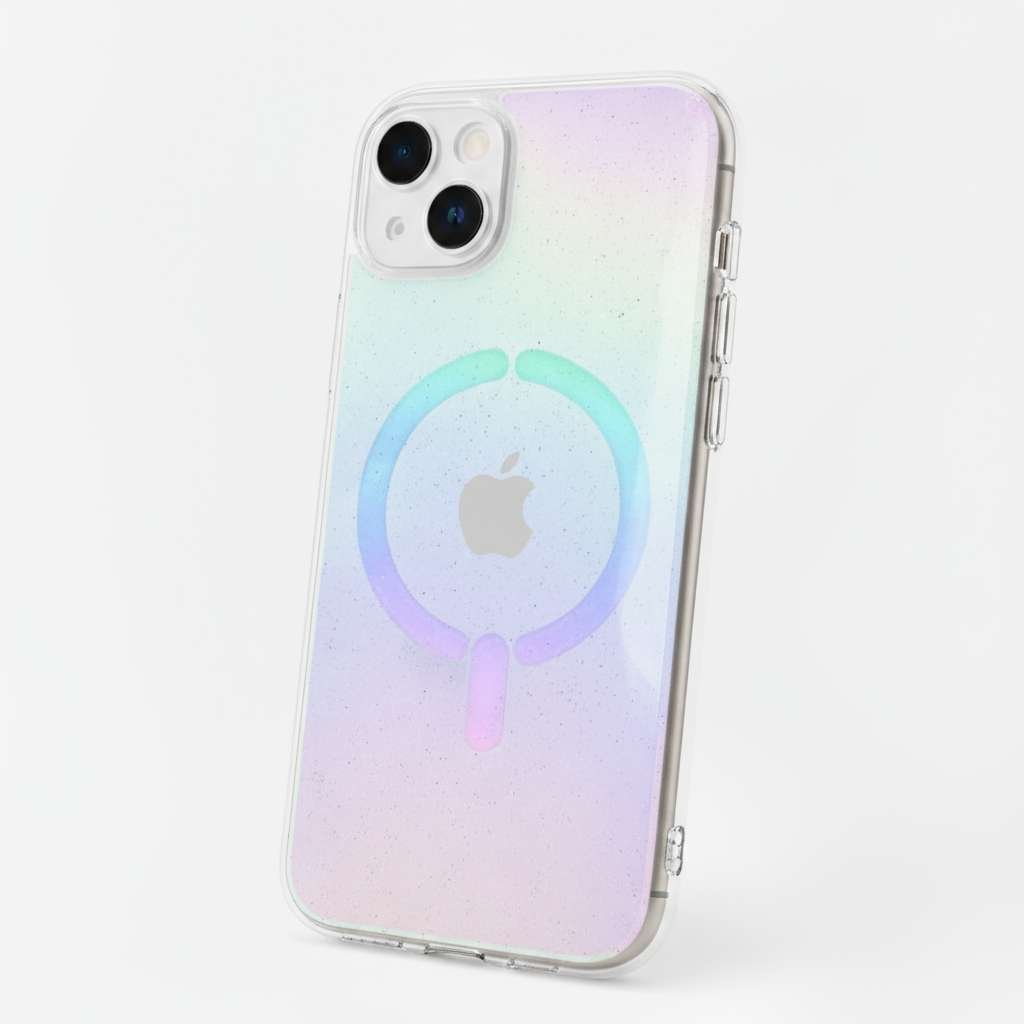Funda Purpurina Compatible con MagSafe para iPhone 14