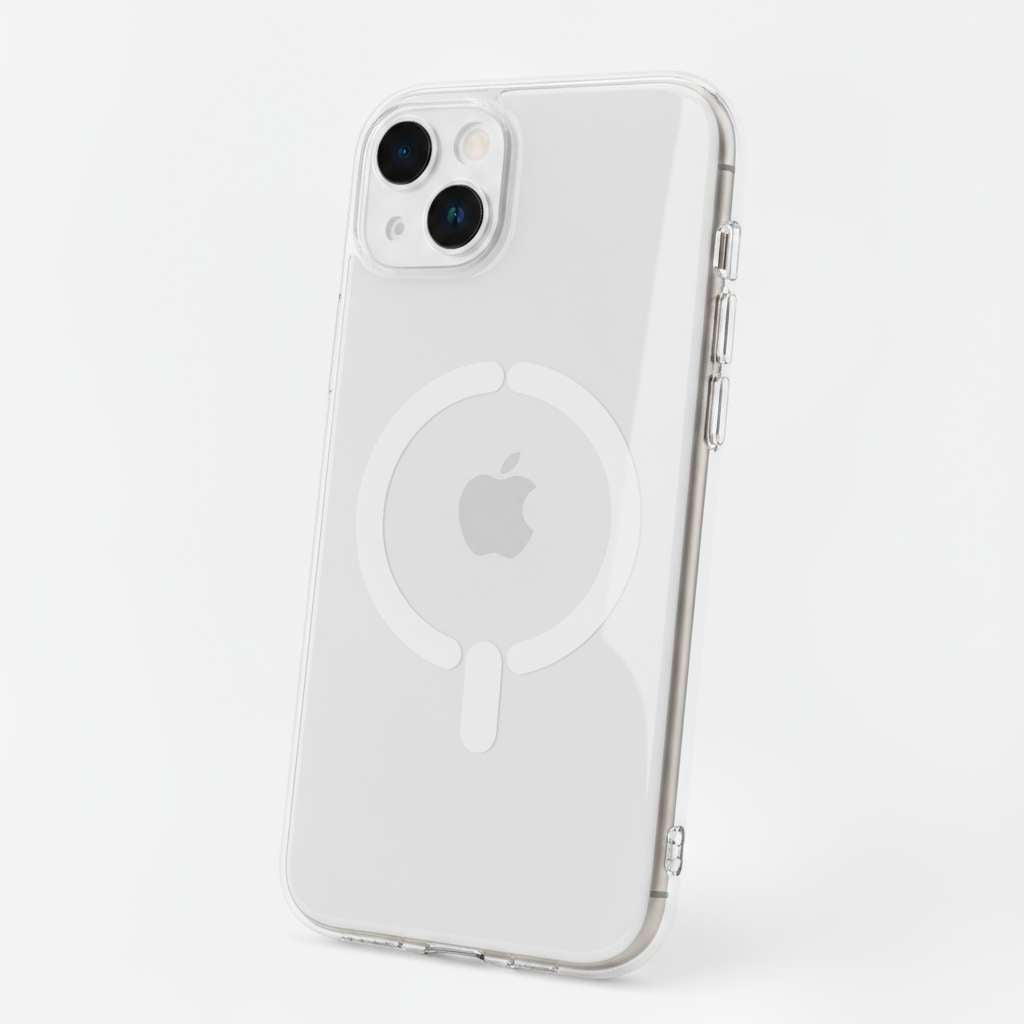 Funda Transparente Antiyellow Compatible con MagSafe para iPhone 15