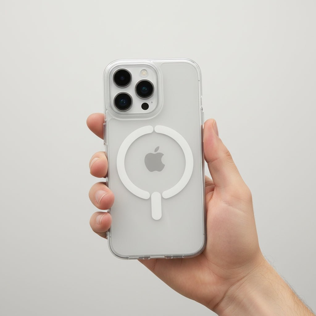 Funda Transparente Antiyellow Compatible con MagSafe para iPhone 15 Pro