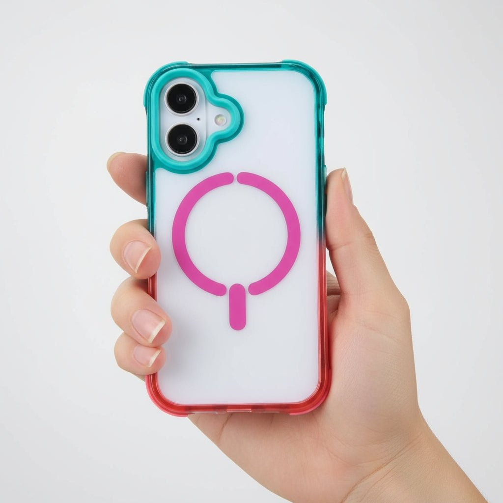 Funda Bumper Reforzada Degradada compatible con MagSafe para iPhone 16