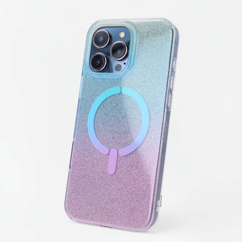 Funda Ring Glitter Compatible con Magsafe para iPhone 16 Pro
