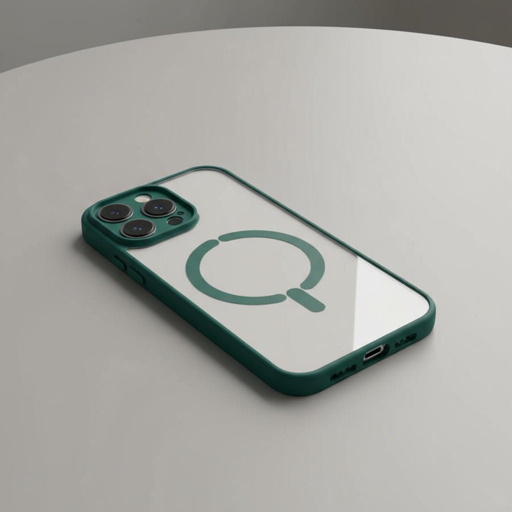 Funda Bumper Compatible con Magsafe con Cubre cámara para iPhone 16 Pro