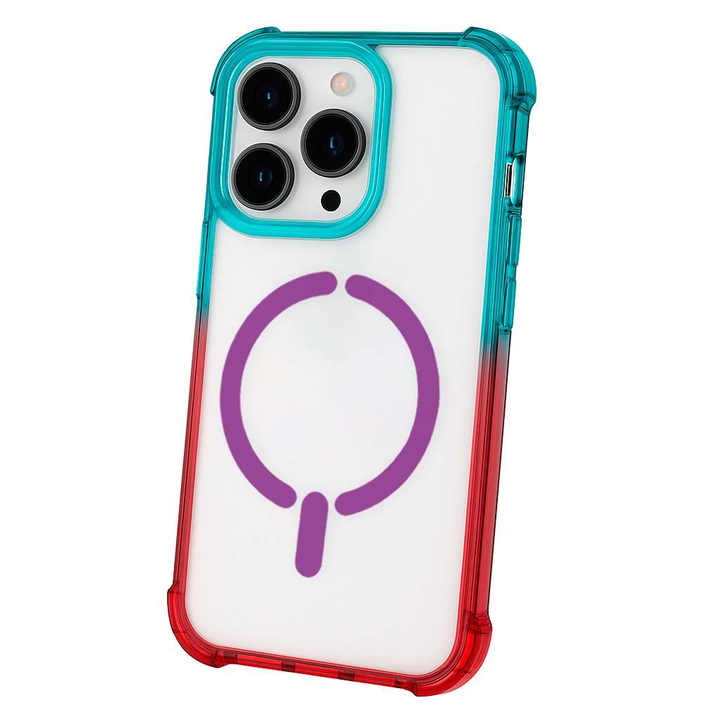 Funda Bumper Reforzada Degradada compatible con MagSafe para iPhone 16 Pro