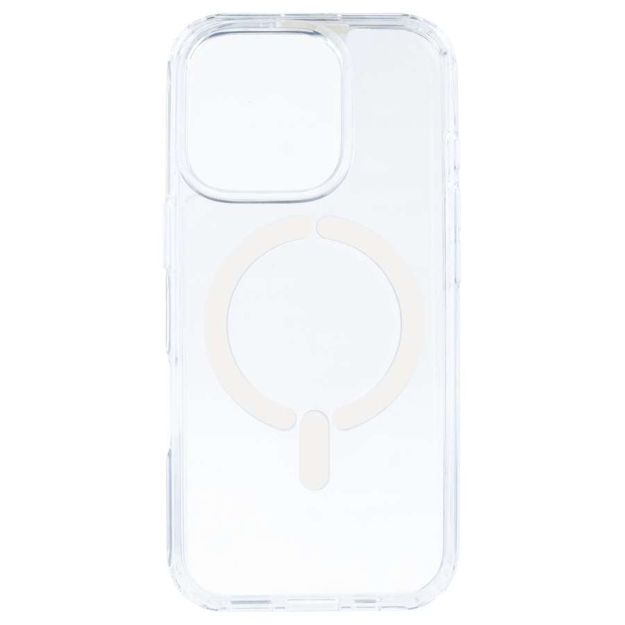 Funda Transparente Logo Compatible con Magsafe para iPhone 16 Pro Max