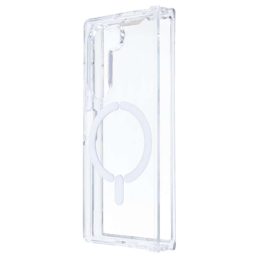 Funda Transparente Logo Compatible con Magsafe para Samsung Galaxy Z Fold 6