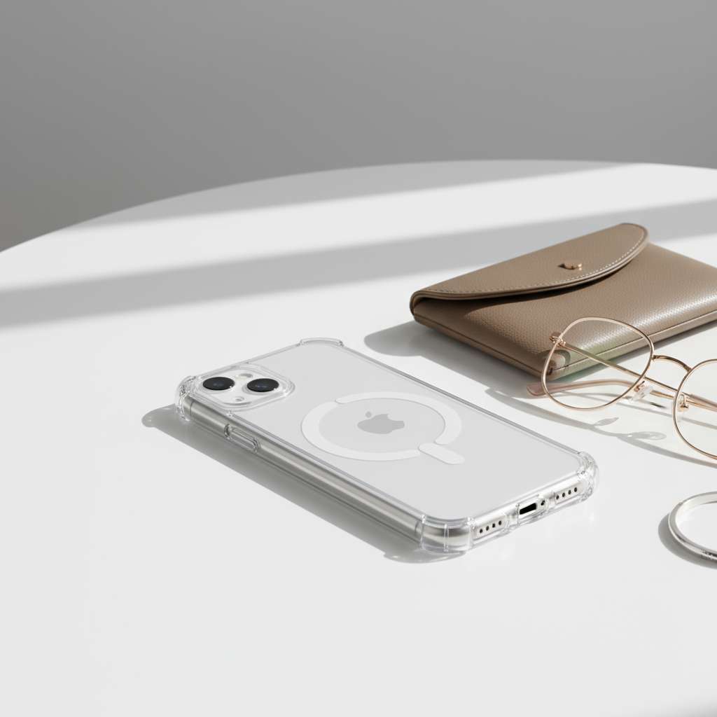 Funda Reforzada Antiyellow Compatible con MagSafe para iPhone 15 Plus