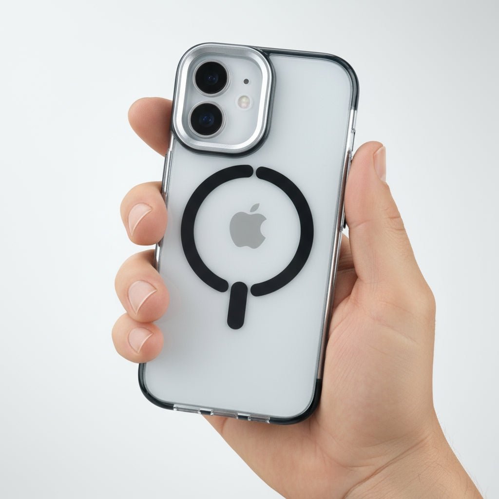 Funda Cam Holder Antiyellow Compatible con MagSafe para iPhone 16 Plus