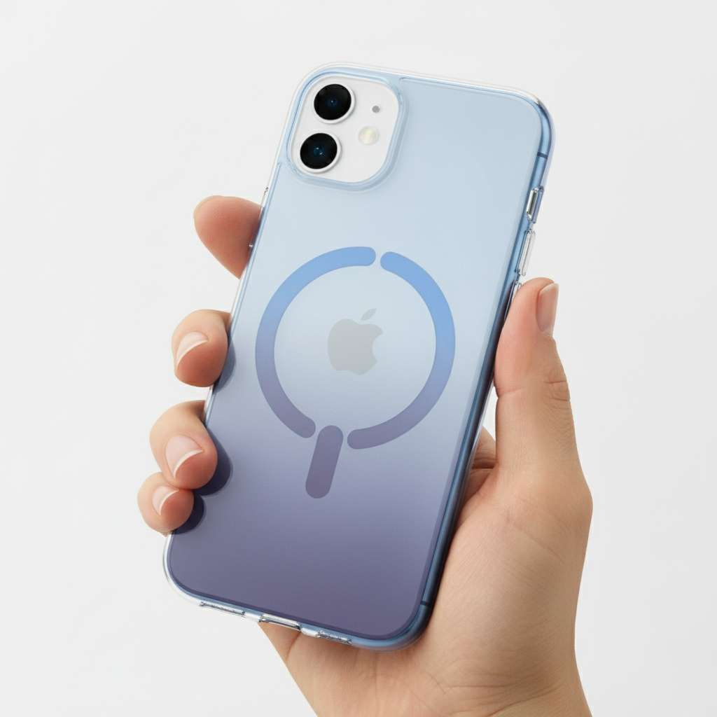 Funda Antiyellow Degradada Compatible con Magsafe para iPhone 12