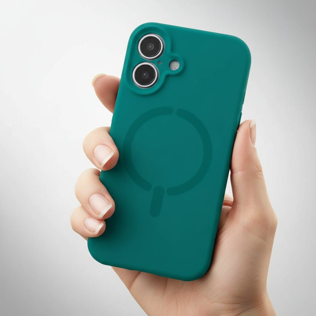 Funda Compatible con MagSafe con Cubre Cámara para iPhone 16 Plus