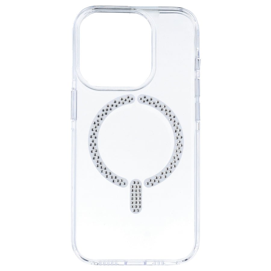 Funda Antiyellow Compatible con MagSafe con Brillantes para iPhone 15 Pro Max