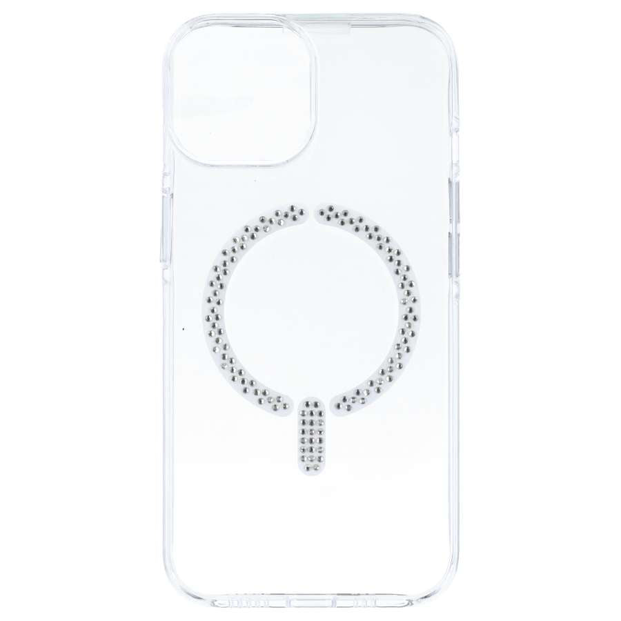 Funda Antiyellow Compatible con MagSafe con Brillantes para iPhone 12
