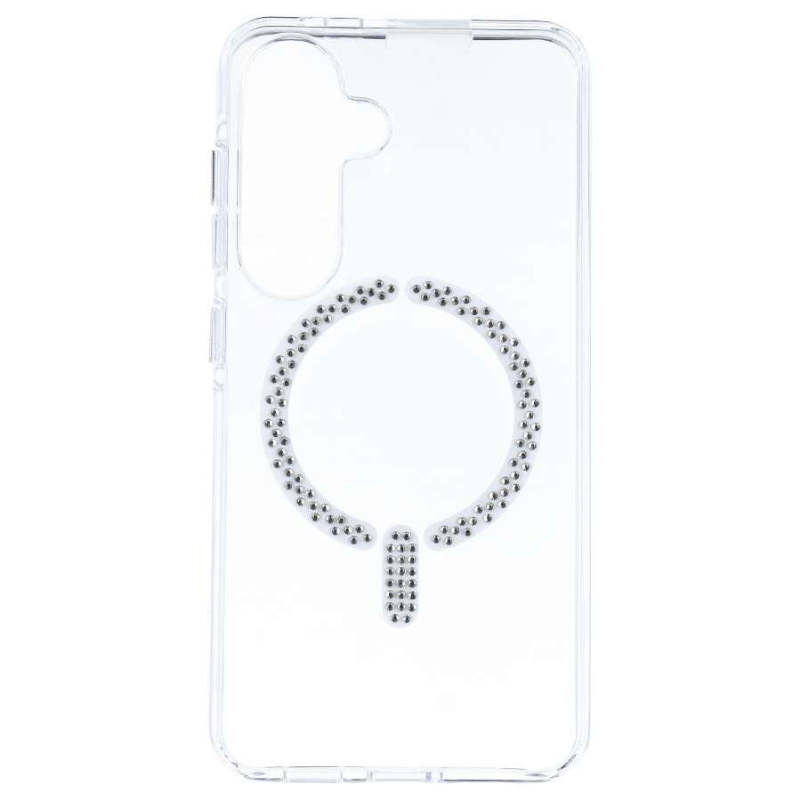 Funda Antiyellow Compatible con MagSafe con Brillantes para Samsung Galaxy S24