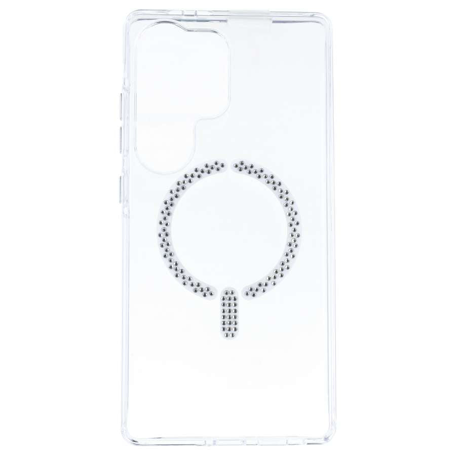 Funda Antiyellow Compatible con MagSafe con Brillantes para Samsung Galaxy S25 Ultra