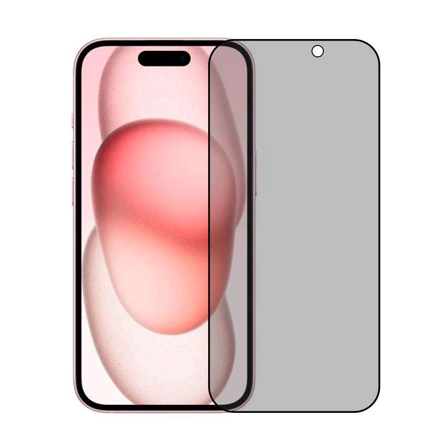 Vidrio Templado Completo Antiespía para iPhone 15 Pro Max