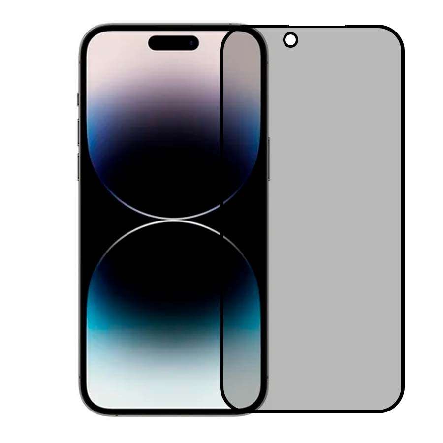 Vidrio Templado Completo Antiespía para iPhone 14