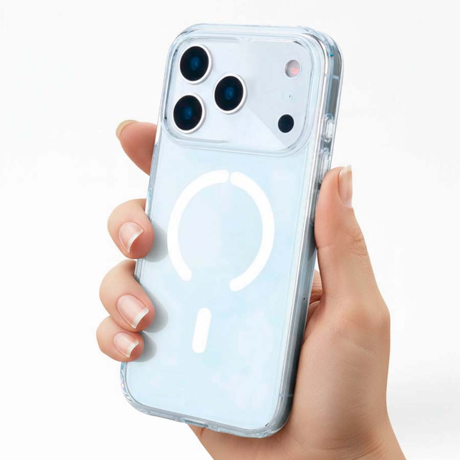 Funda Reforzada Antiyellow Compatible con MagSafe para iPhone 17 Pro Max