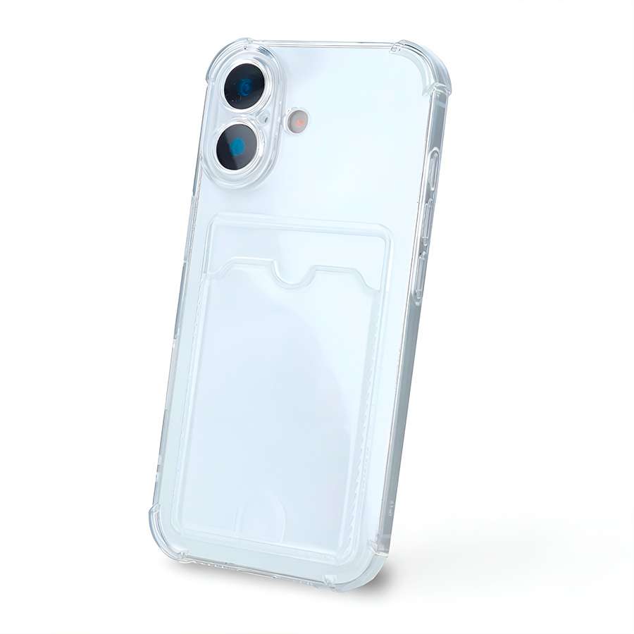Funda Silicona Cubre con Tarjetero para iPhone 17