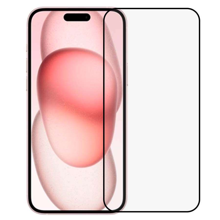 Vidrio Templado Completo para iPhone 15