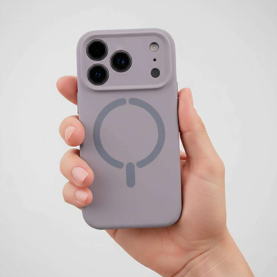 Funda Compatible con MagSafe con Cubre Cámara para iPhone 17 Pro
