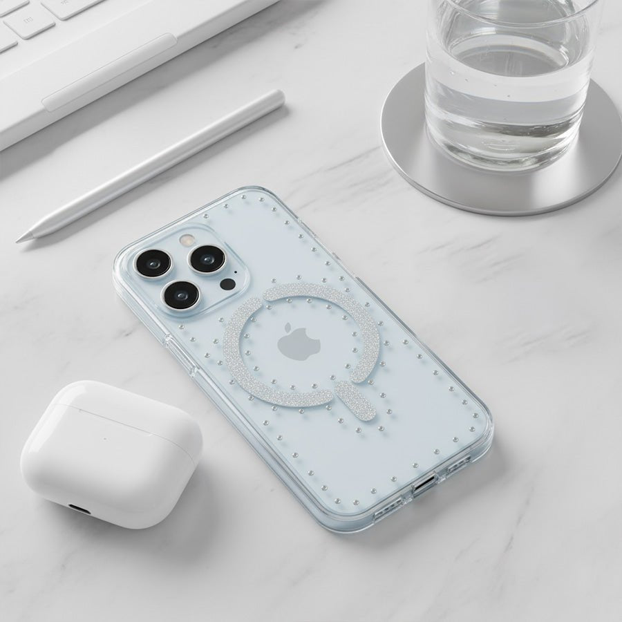 Funda Brillantes Glitter Compatible con MagSafe para iPhone 12