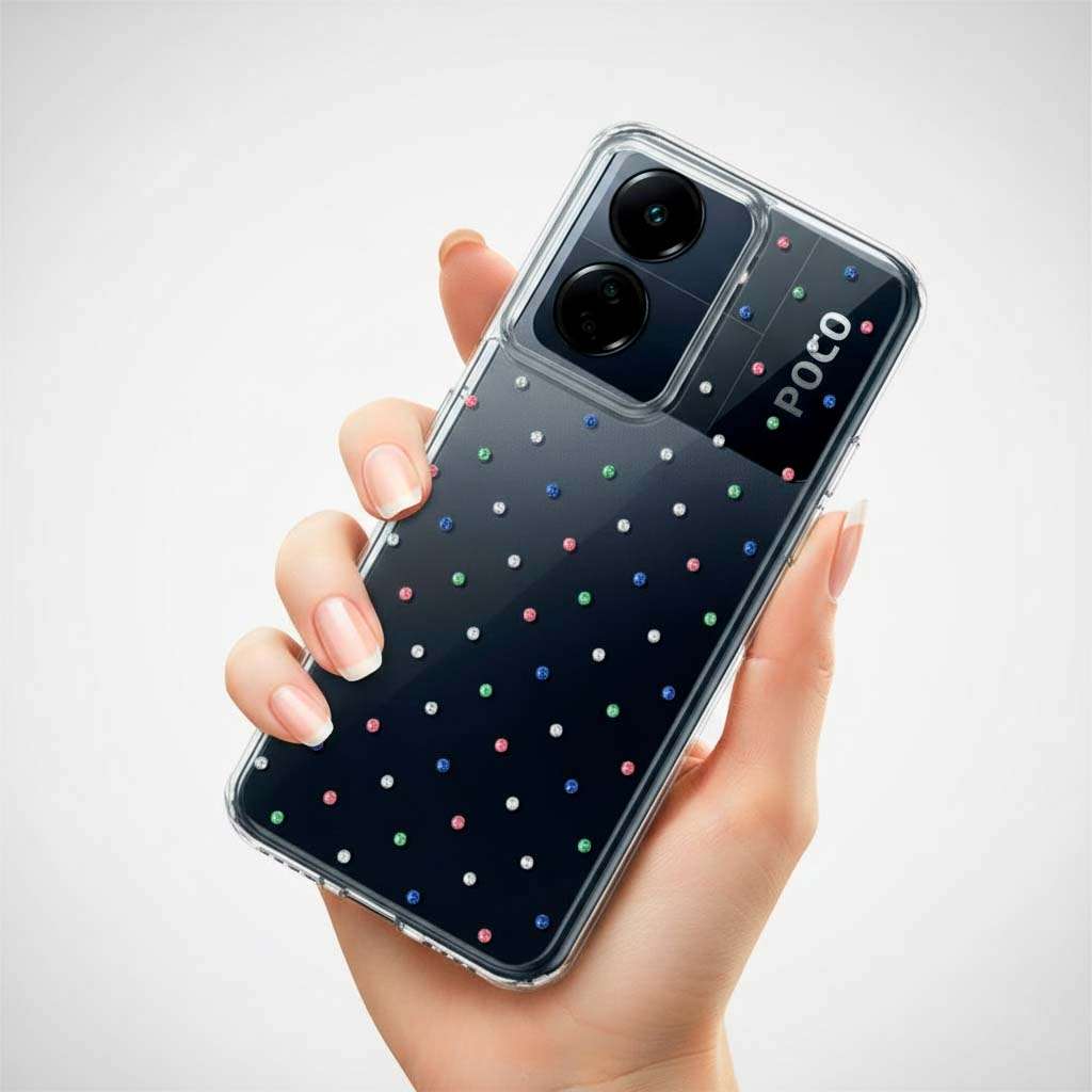 Funda Brillantes Multicolor para Xiaomi Poco C65