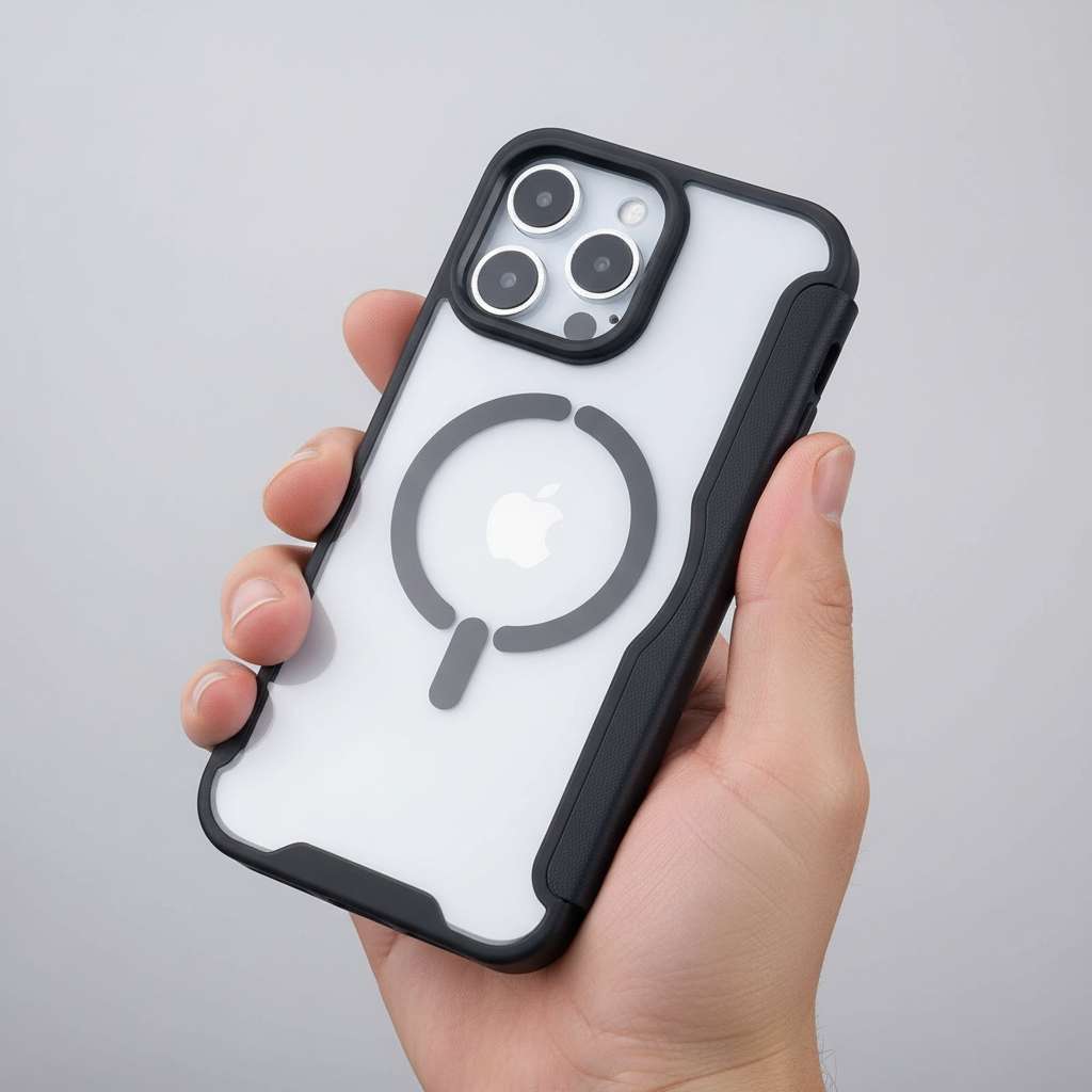 Funda Libro Compatible con Magsafe para iPhone 15 Pro