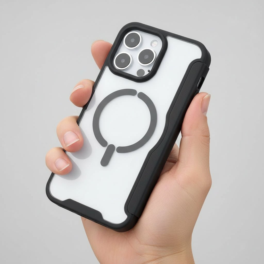 Funda Libro Compatible con Magsafe para iPhone 15 Pro Max