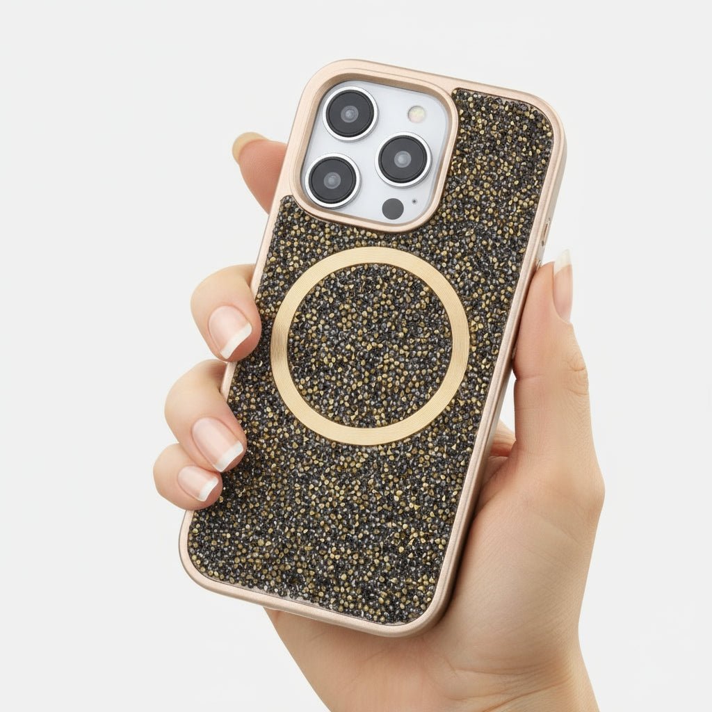 Funda Brillo compatible con MagSafe para iPhone 15 Pro