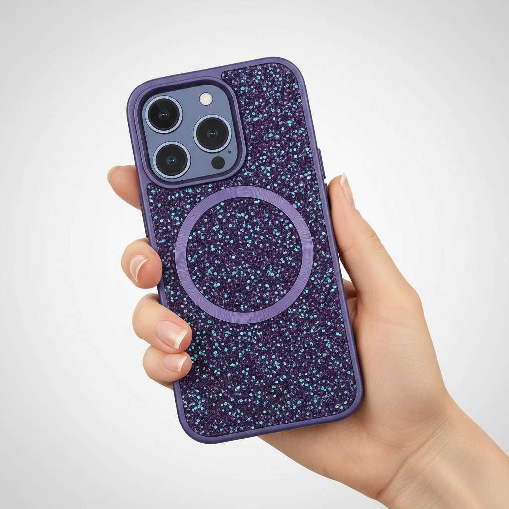 Funda Brillo compatible con MagSafe para iPhone 12